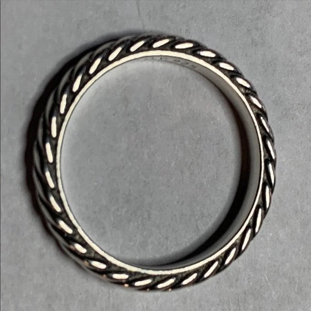 David Yurman Classic Cable Rings Size 6.5